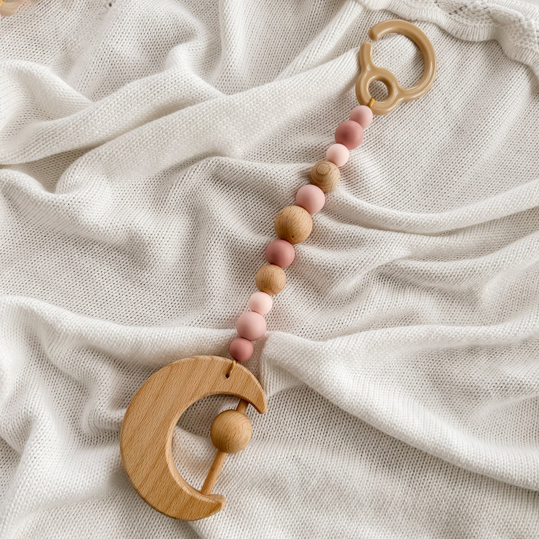 Pram Toy | Moon | Pink