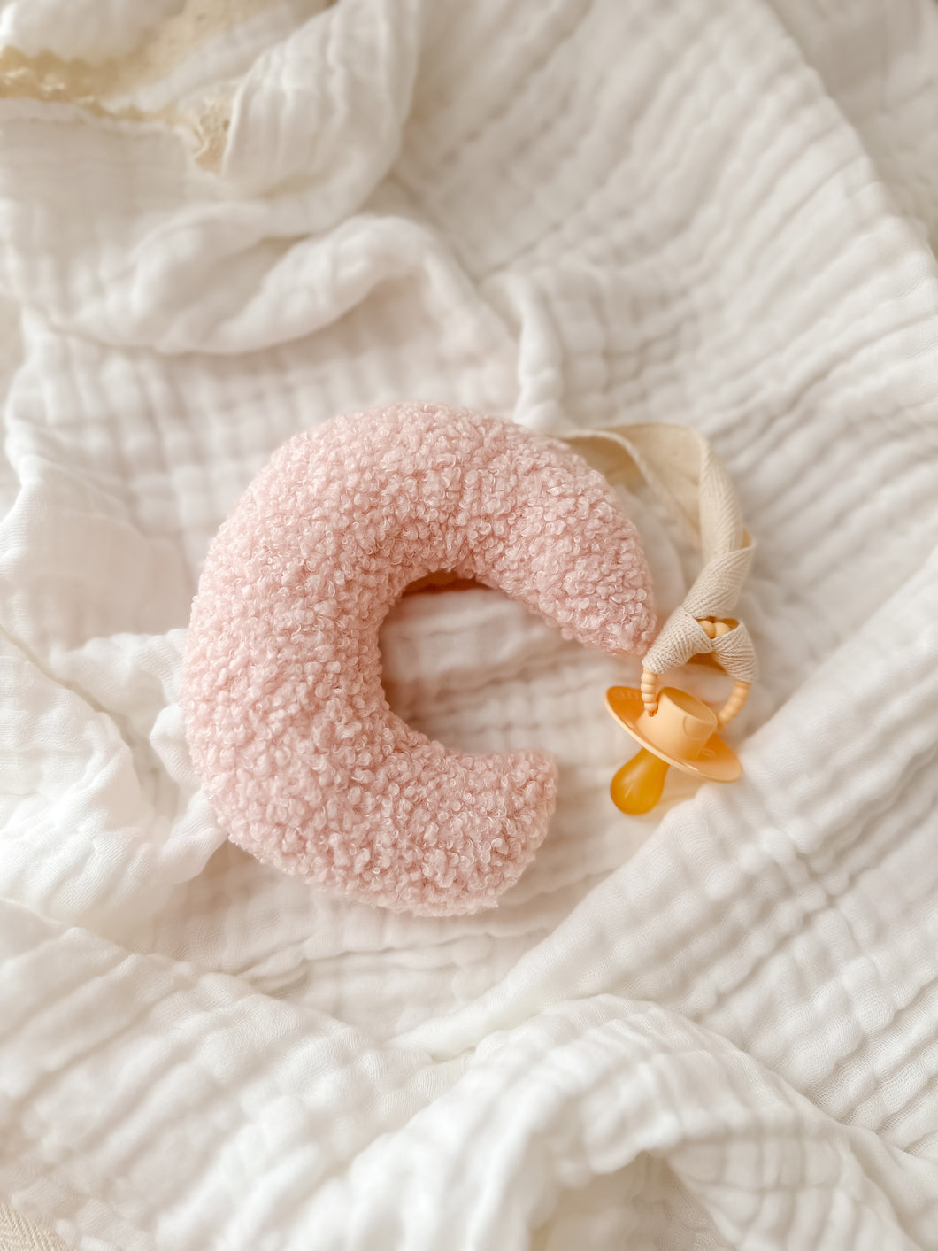 Boucle Moon dummy comforter | PINK