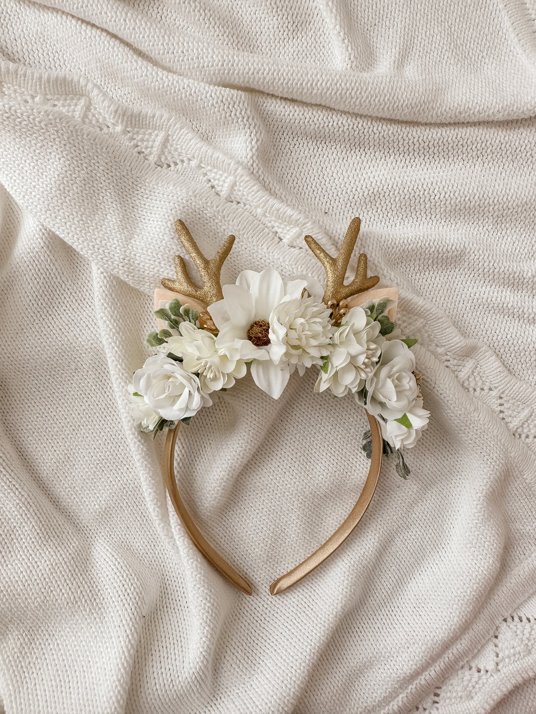 Vixen Reindeer crown | Satin Headband