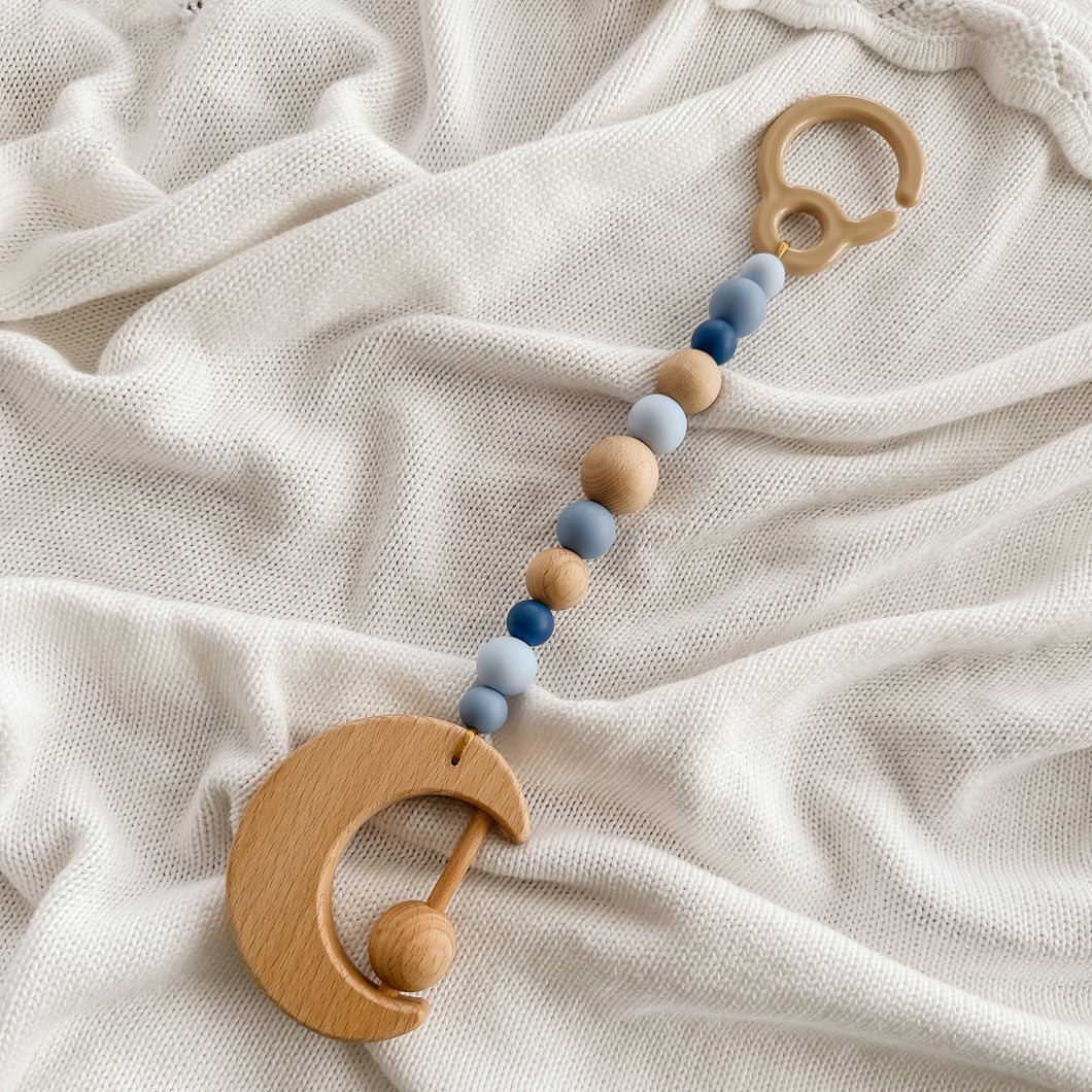 Pram Toy | Moon | Blue