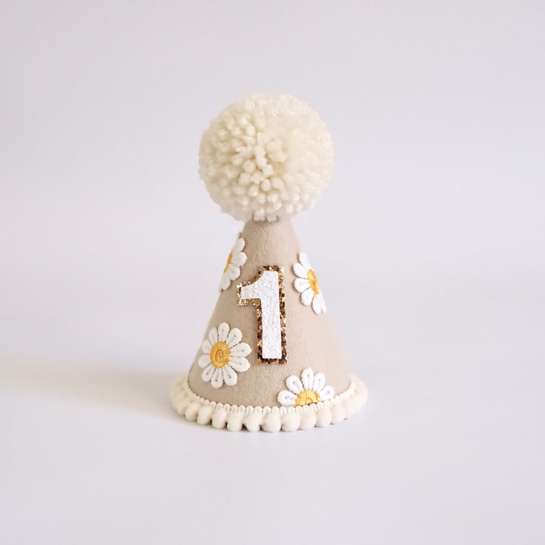 Boho Daisy Party Hat