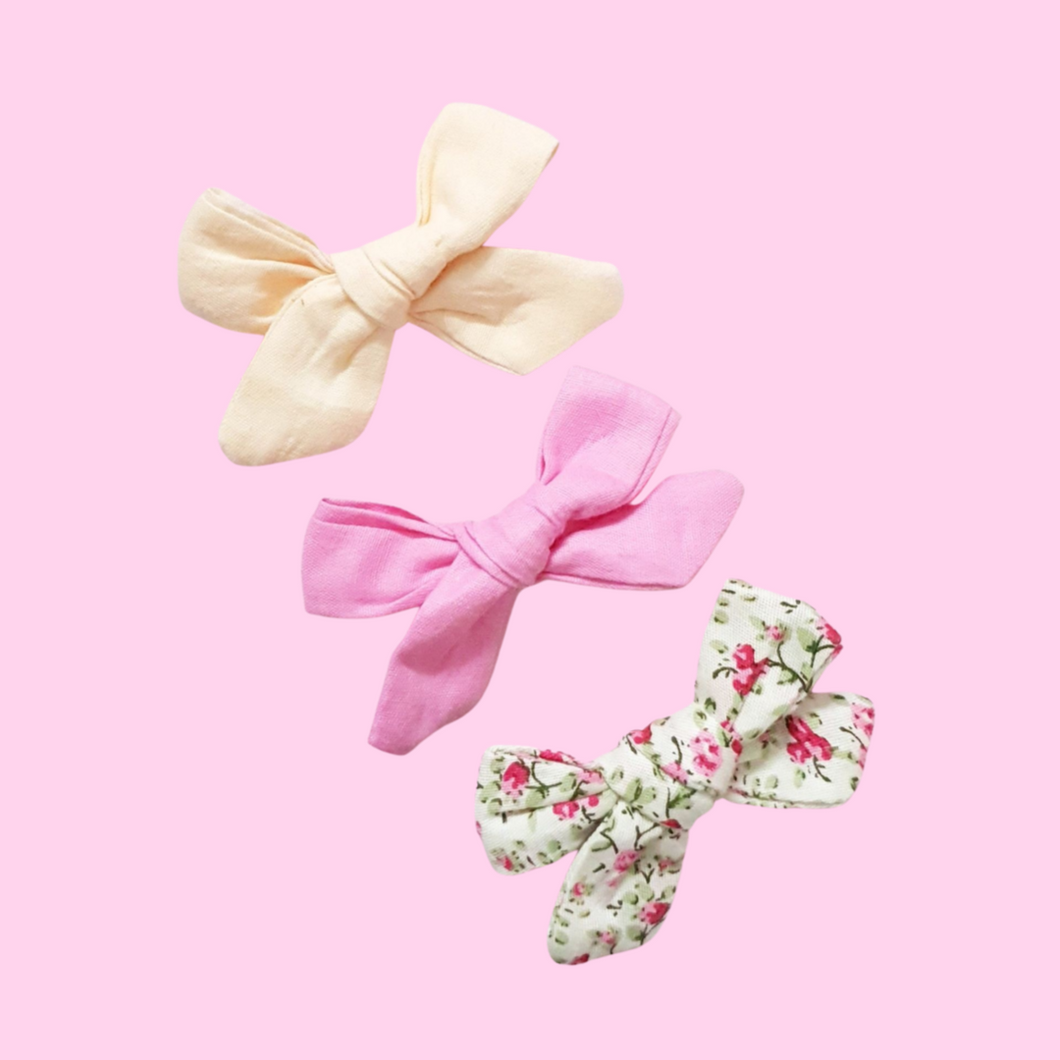Spring blossom trio.