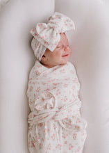 SWADDLE SET | PAISLEY PEONY | LITTLE & FERN