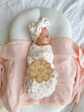 SWADDLE SET | PAISLEY PEONY | LITTLE & FERN