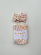 SWADDLE SET | PASTEL BLOOM | LITTLE & FERN