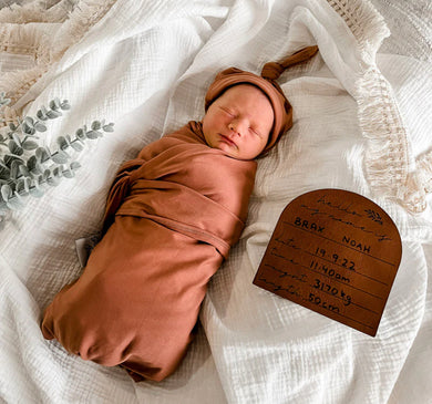 Cinnamon Jersey Swaddle Set