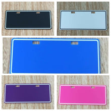 Personalised number plates. (FREE SHIPPING)