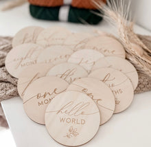 Wild foliage milestone disc set