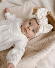 Little & Fern daisy lace topknot